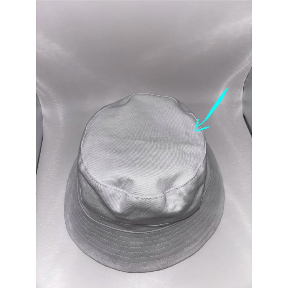HOKA Bucket Hat Logo White Orange Unisex OS One Size 100% Cotton Unisex Trendy - Picture 10 of 11